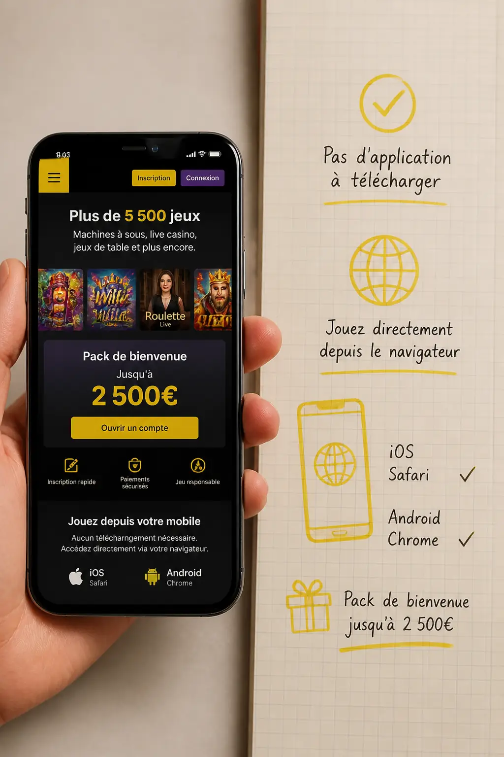Ma Chance Casino Application – Téléchargez sur iOS et Android visual guide for Ma Chance Casino